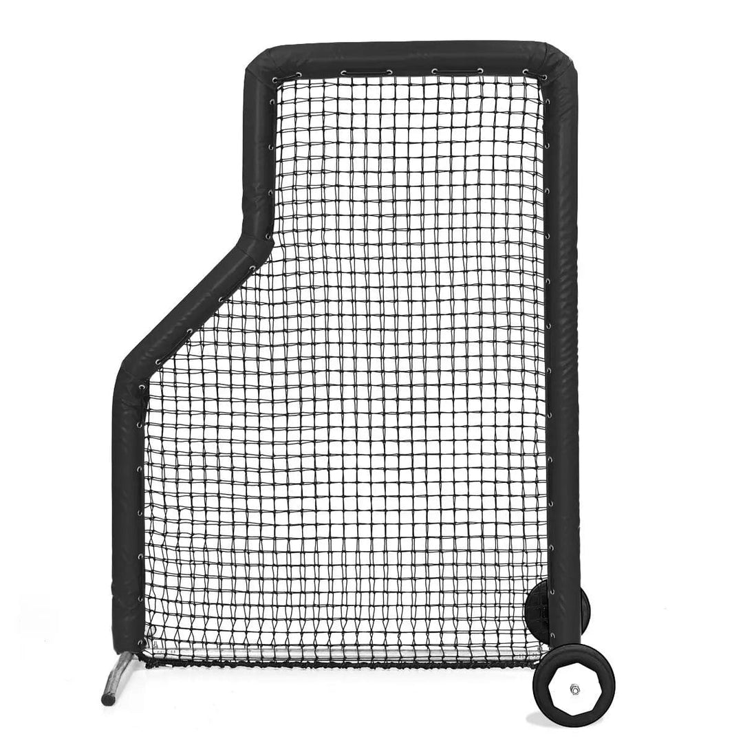 Better Baseball Baseball Screen with Padding and Wheels / Black Bullet L Screen JR | Better Baseball