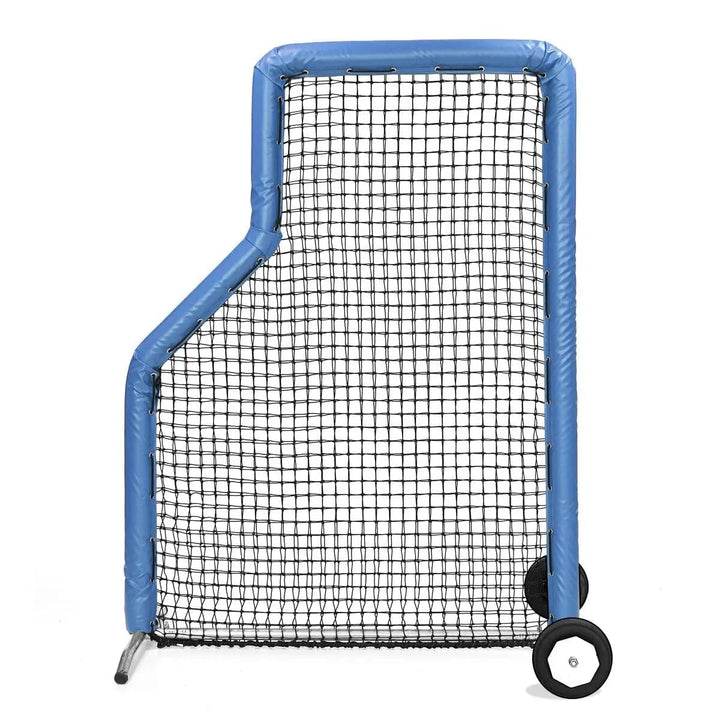 Better Baseball Baseball Screen with Padding and Wheels / Columbia Blue Bullet L Screen JR | Better Baseball