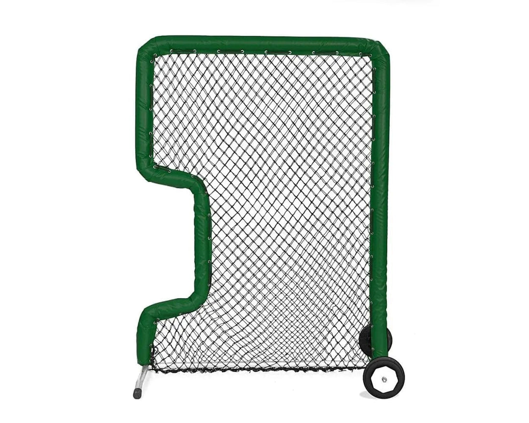 Better Baseball Baseball Screen with Padding and Wheels / Dark Green Bullet Front Toss | Better Baseball