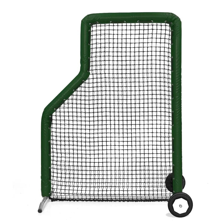 Better Baseball Baseball Screen with Padding and Wheels / Dark Green Bullet L Screen JR | Better Baseball