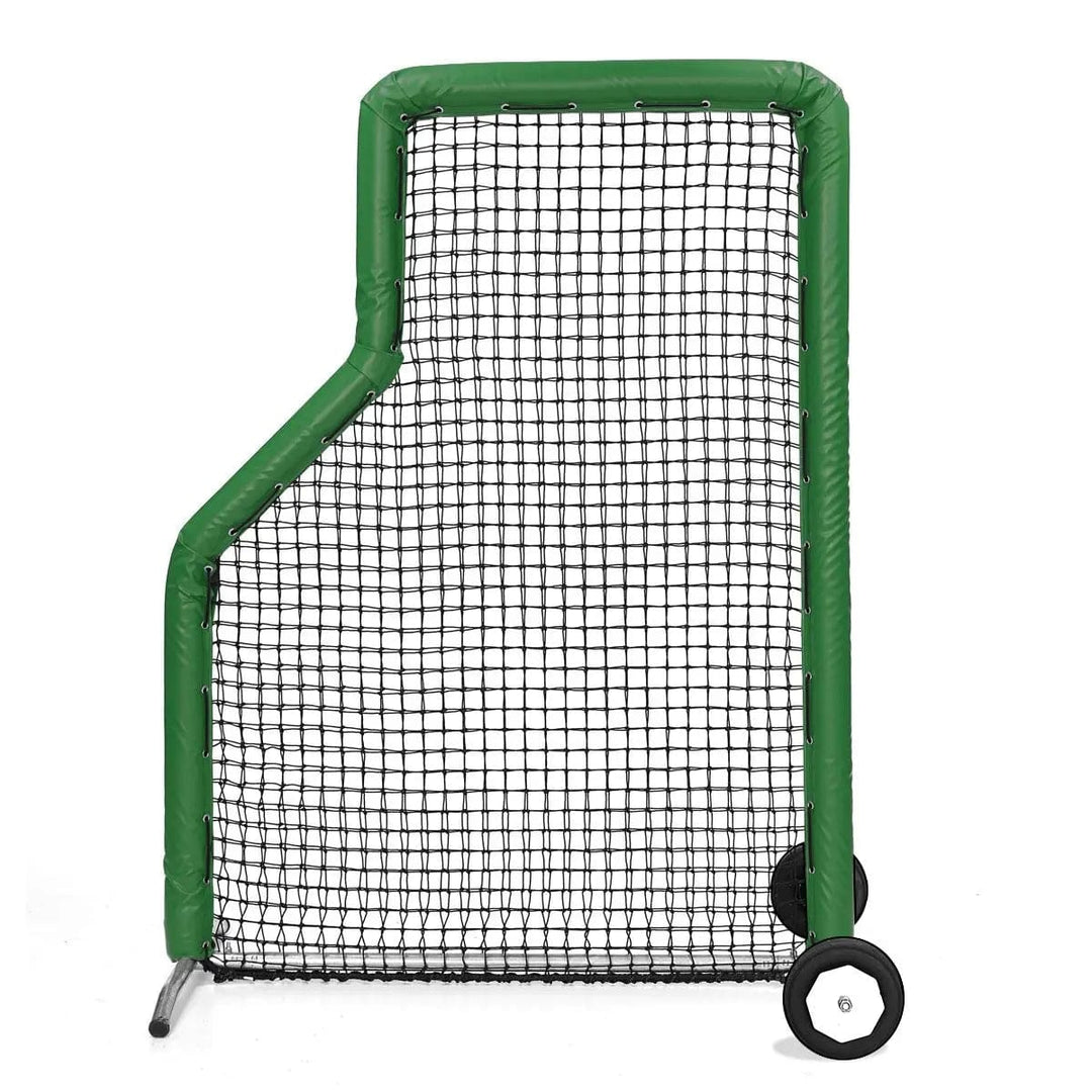 Better Baseball Baseball Screen with Padding and Wheels / Green Bullet L Screen JR | Better Baseball