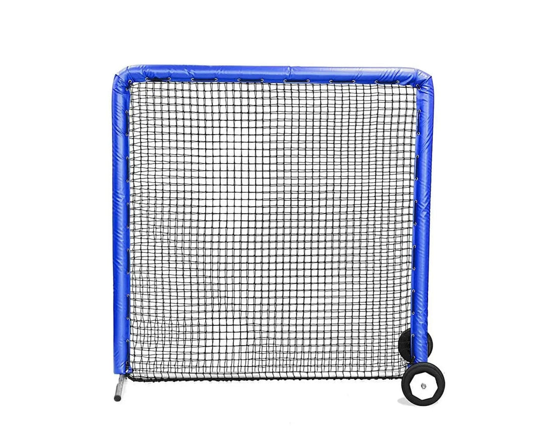 Better Baseball Baseball Screen with Padding and Wheels / Royal 7x7 Protective Screen | Better Baseball