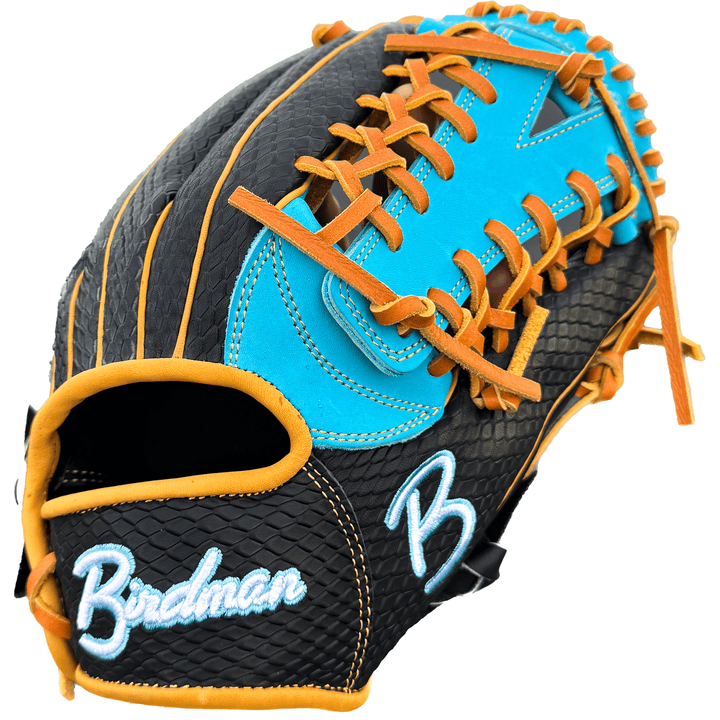 Birdman Bats Birdman Kip 12.5" Teal/Black Snakeskin Mitt