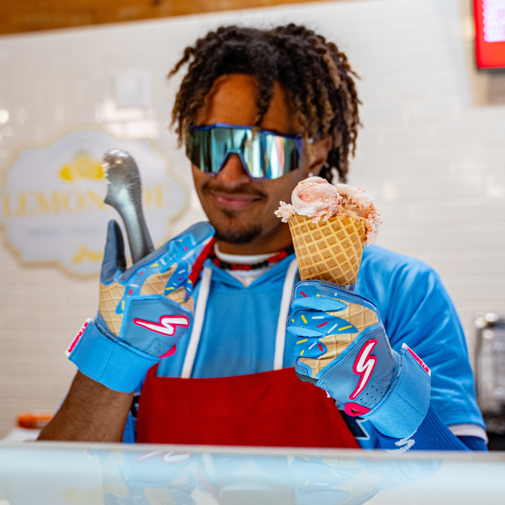 Winder Series Batting Gloves - Birthday Cake