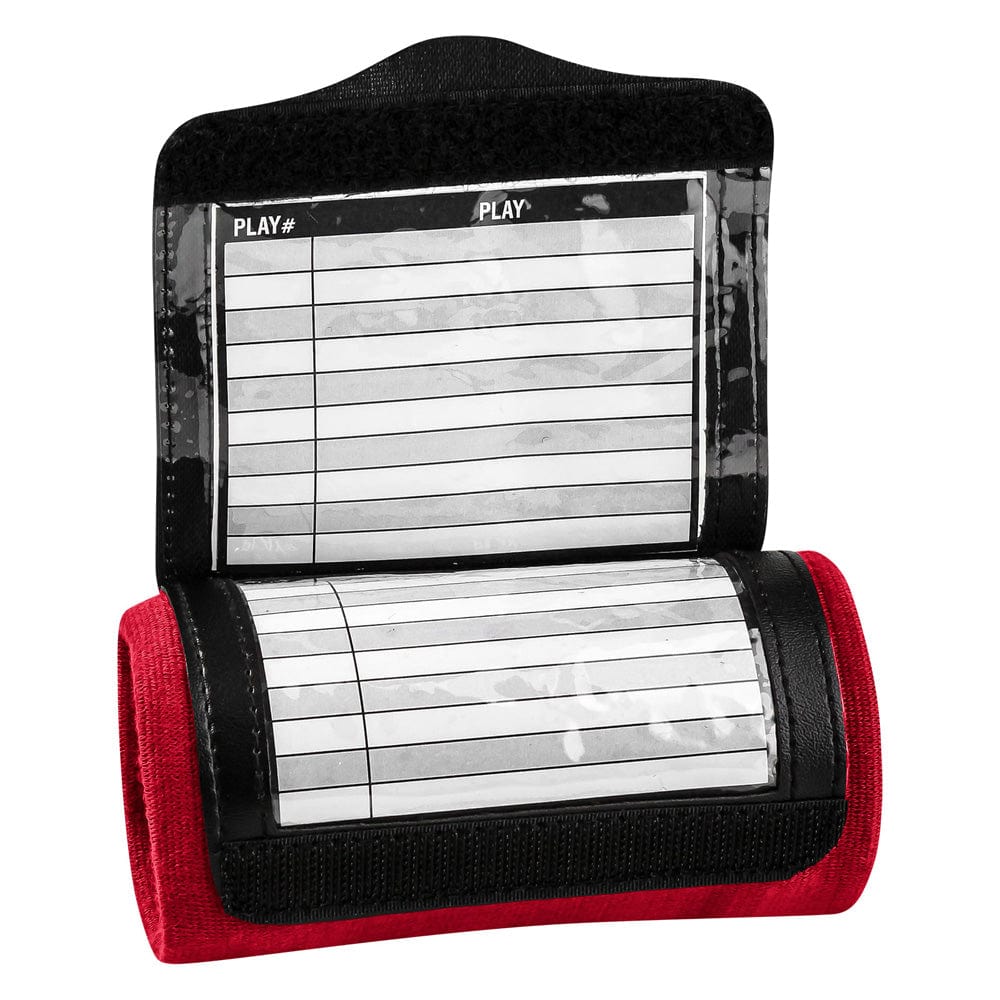 Champro Accessories ADULT / Red Wristband Playbook | Champro