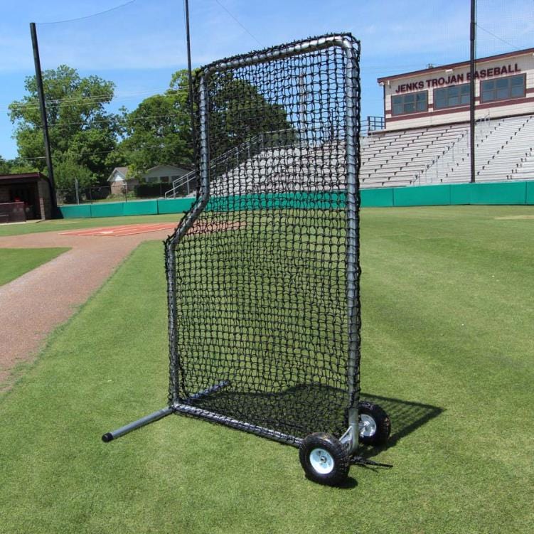 Cimarron Sports protective screen Do Not Include 7' x 4' #84 L-Net and Premier Frame with Wheels | Cimarron