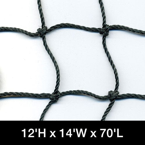 Douglas Sports Hitting Net 12'H x 14'W x 70'L Douglas® #42 Knotted Twisted HDPE Batting Tunnel Nets | Douglas Sports