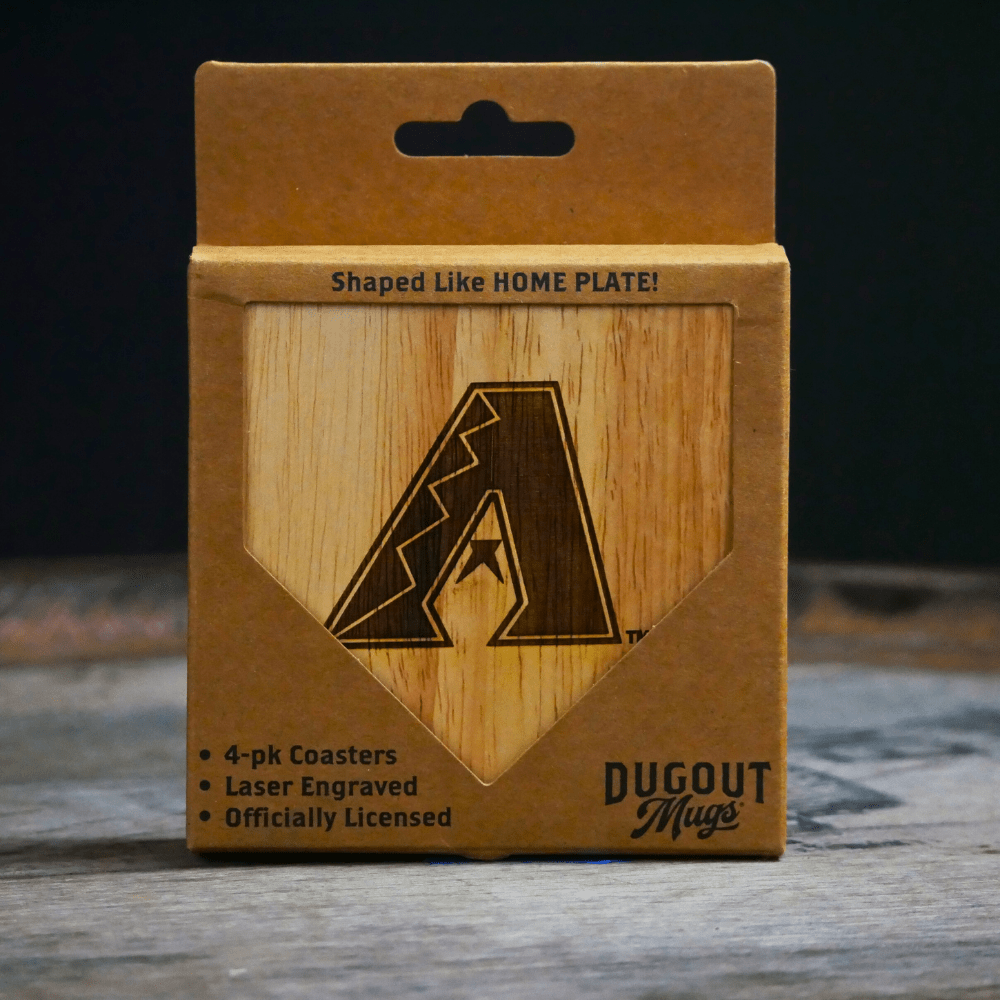 Dugout Mugs® Coasters Arizona Diamondbacks Dugout Mug® Wood Coaster