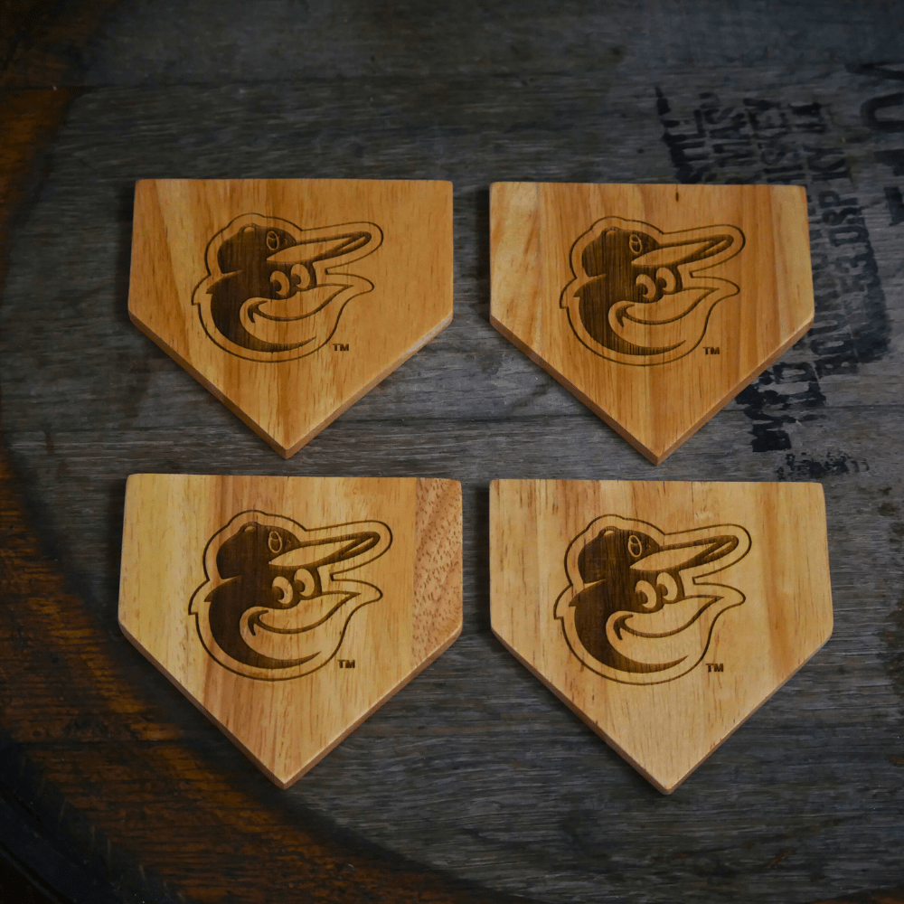 Dugout Mugs® Coasters Baltimore Orioles Dugout Mug® Wood Coaster