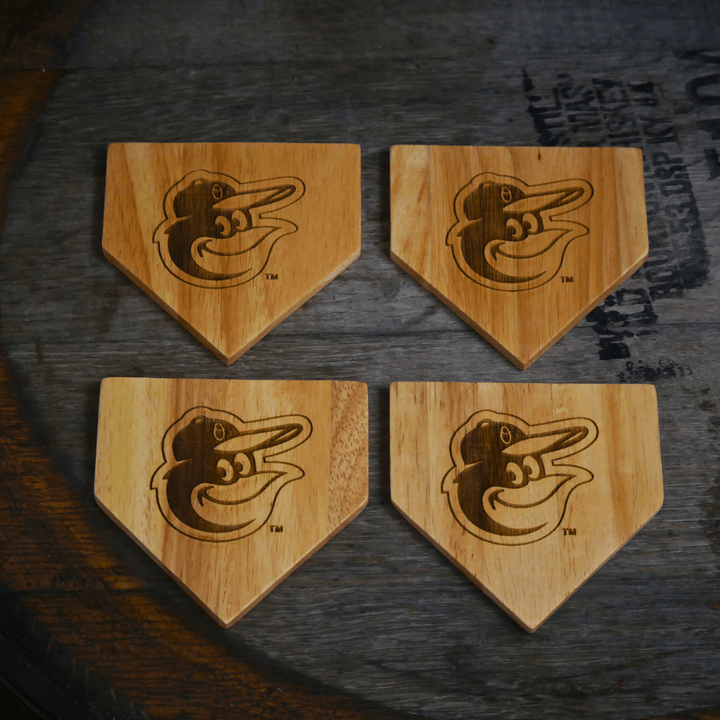 Dugout Mugs® Coasters Baltimore Orioles Dugout Mug® Wood Coaster