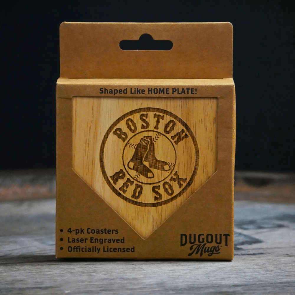 Dugout Mugs® Coasters Boston Red Sox Dugout Mug® | Wood Coaster