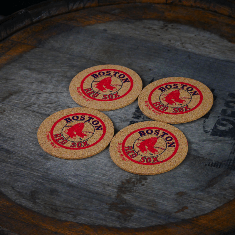 Dugout Mugs® Coasters Boston Red Sox Dugout Mugs® Cork Coasters