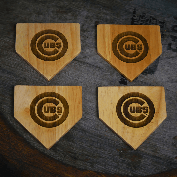 Dugout Mugs® Coasters Chicago Cubs Dugout Mug® Wood Coaster