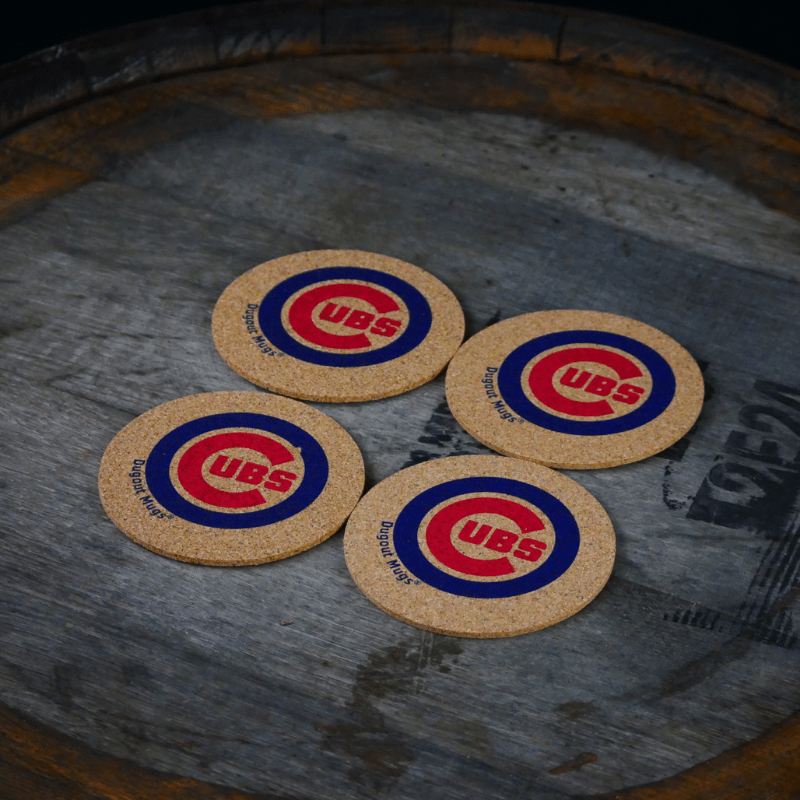 Dugout Mugs® Coasters Chicago Cubs Dugout Mugs® Cork Coasters