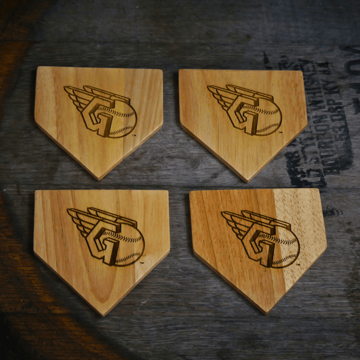 Dugout Mugs® Coasters Cleveland Guardians Dugout Mug® Wood Coaster