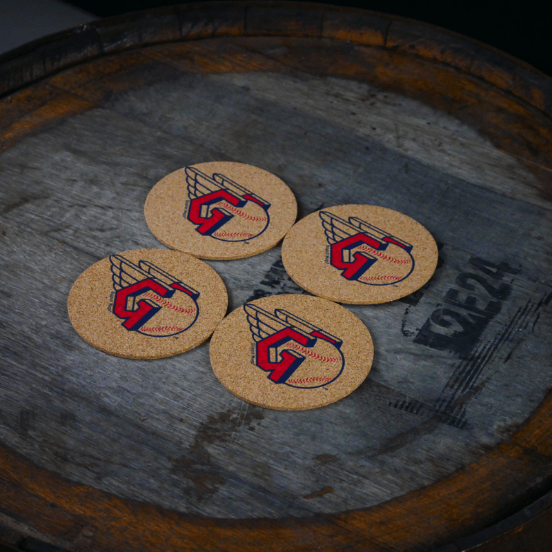 Dugout Mugs® Coasters Cleveland Guardians Dugout Mugs® Cork Coasters