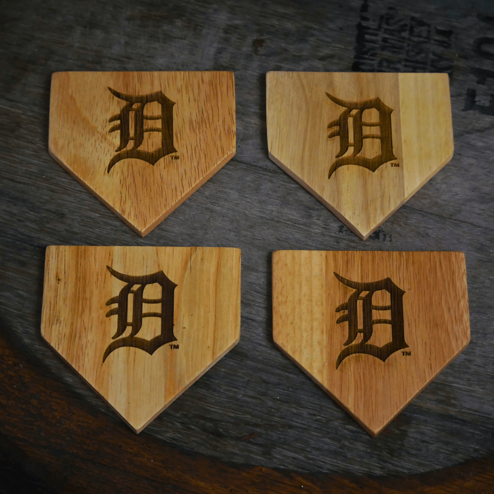 Dugout Mugs® Coasters Detroit Tigers Dugout Mug® Wood Coaster