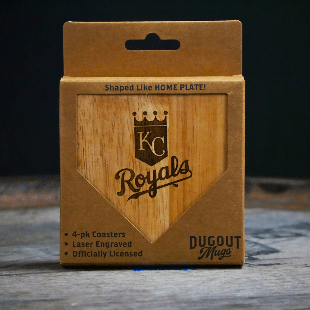 Dugout Mugs® Coasters Kansas City Royals Dugout Mug® Wood Coaster