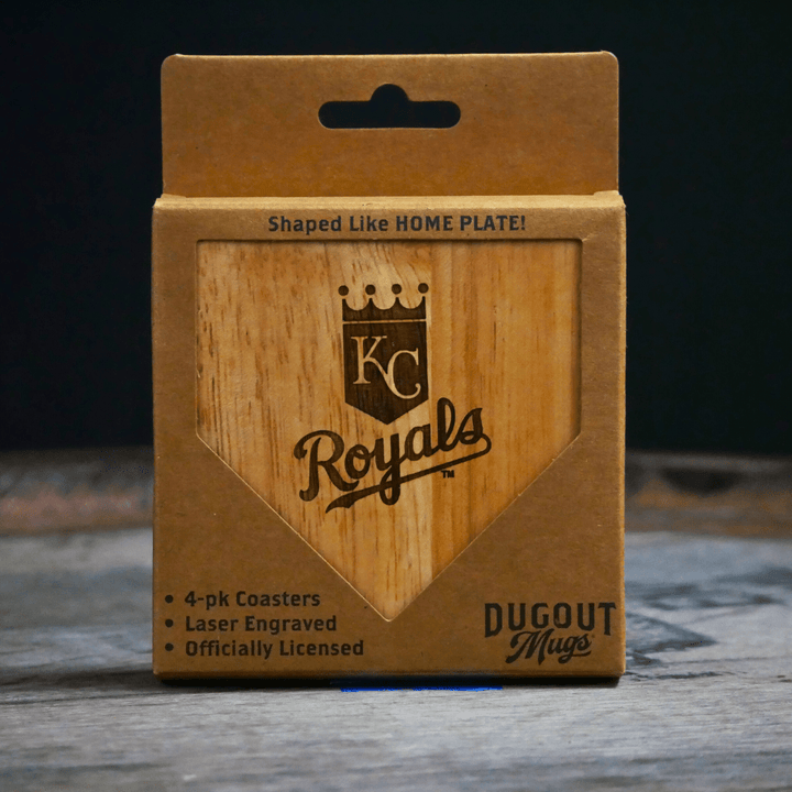 Dugout Mugs® Coasters Kansas City Royals Dugout Mug® Wood Coaster