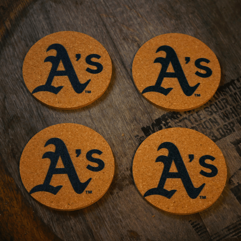 Dugout Mugs® Coasters Oakland Athletics "A's" Dugout Mugs® | Cork Coasters