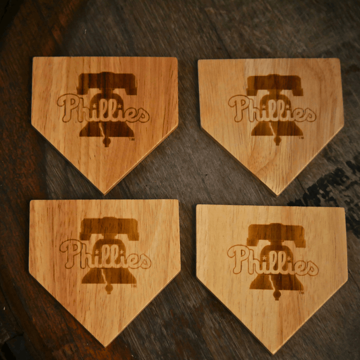 Dugout Mugs® Coasters Philadelphia Phillies Dugout Mug® | Wood Coaster