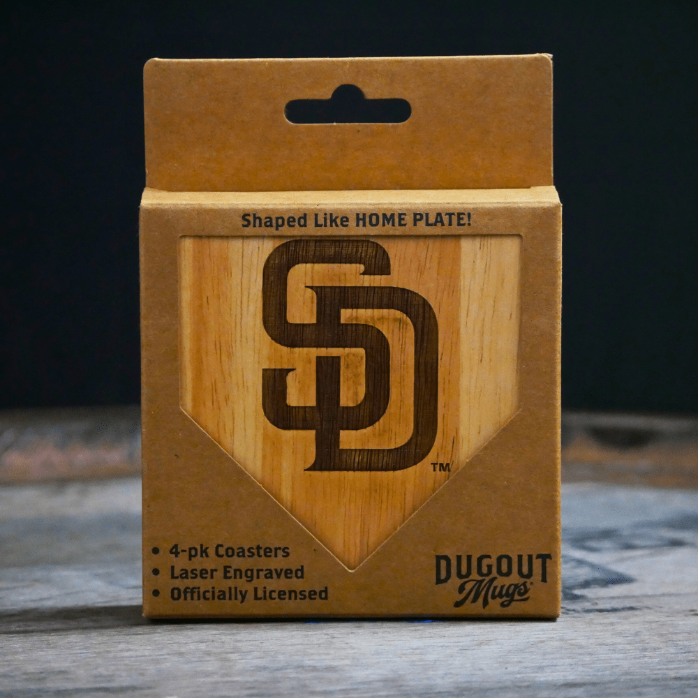 Dugout Mugs® Coasters San Diego Padres Dugout Mug® Wood Coaster