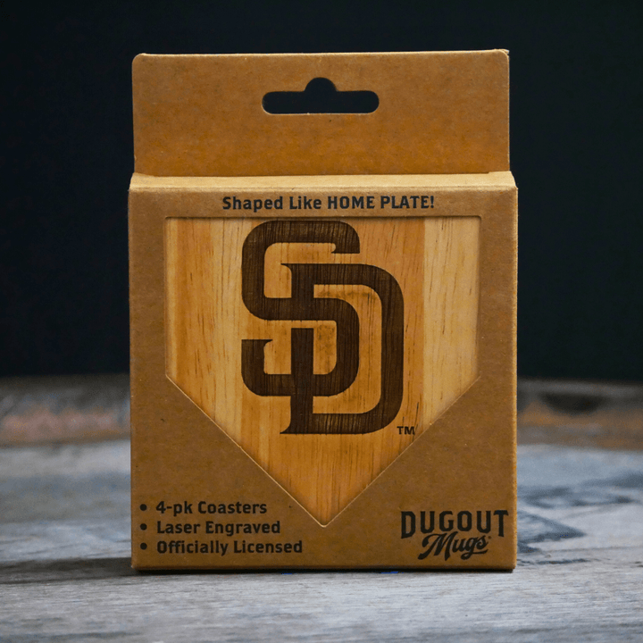 Dugout Mugs® Coasters San Diego Padres Dugout Mug® Wood Coaster