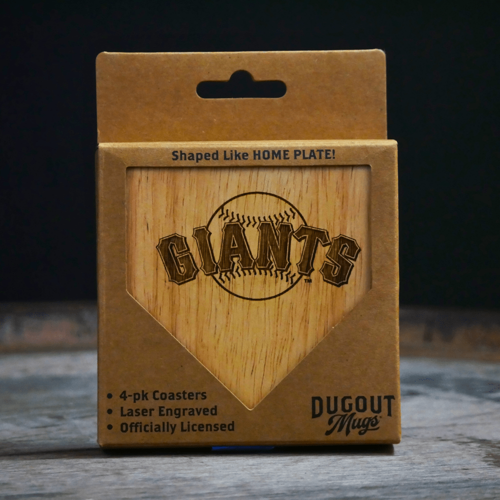 Dugout Mugs® Coasters San Francisco Giants Dugout Mug® Wood Coaster