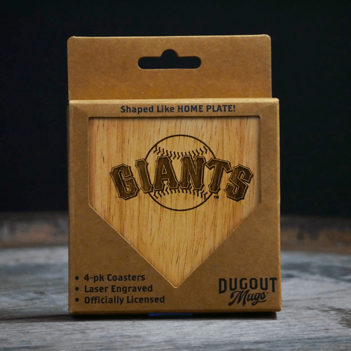 Dugout Mugs® Coasters San Francisco Giants Dugout Mug® Wood Coaster