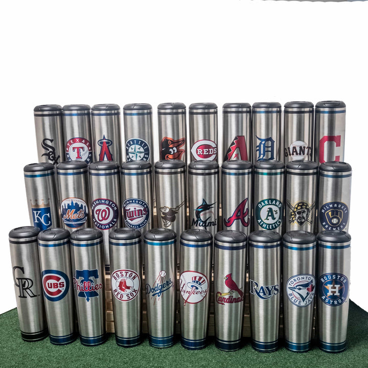 Dugout Mugs® MLB Teams - Dropdown Choose your MLB Team Logo Metal Dugout Mug®