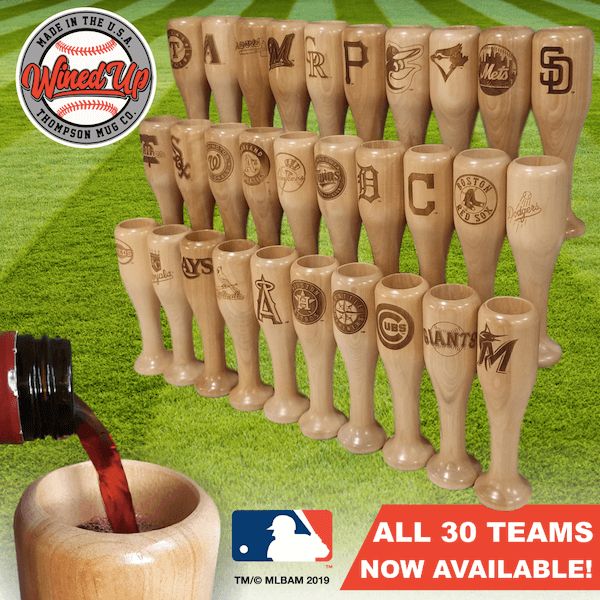 Dugout Mugs® MLB Teams - Dropdown Choose Your MLB Team Logo Wined Up®
