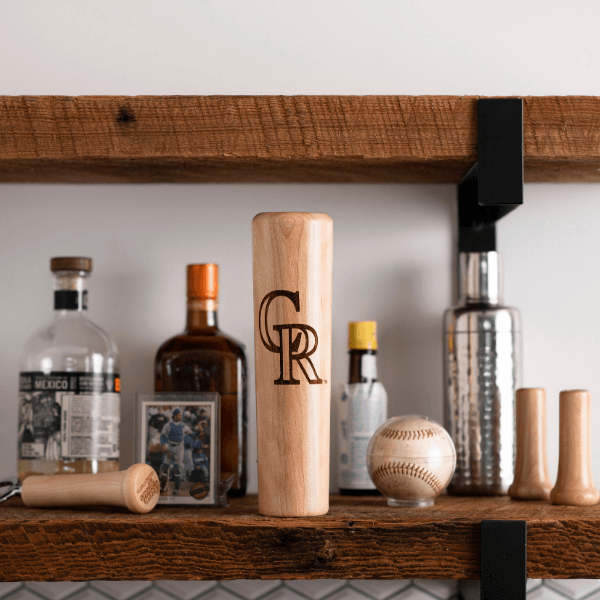 Dugout Mugs® MLB Teams - Dugout Mug Colorado Rockies "CR" Dugout Mug® | Baseball Bat Mug Collective