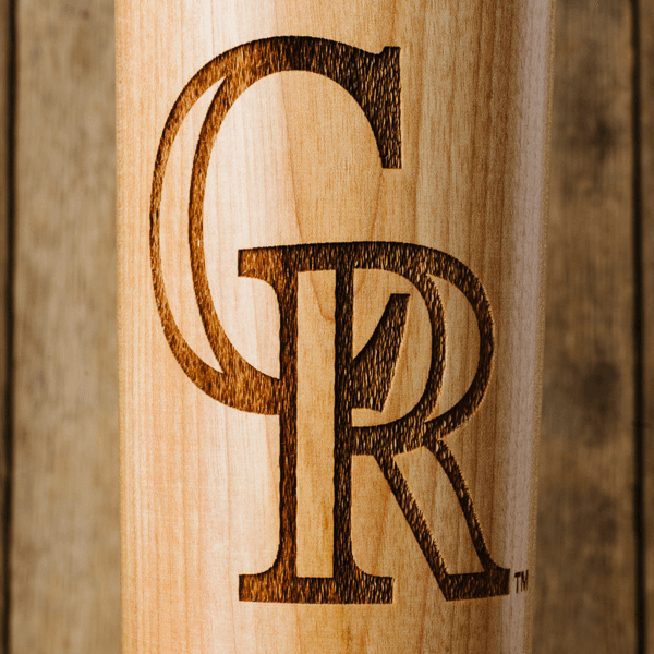 Dugout Mugs® MLB Teams - Dugout Mug Colorado Rockies "CR" Dugout Mug® - Baseball Bat Mug Collective