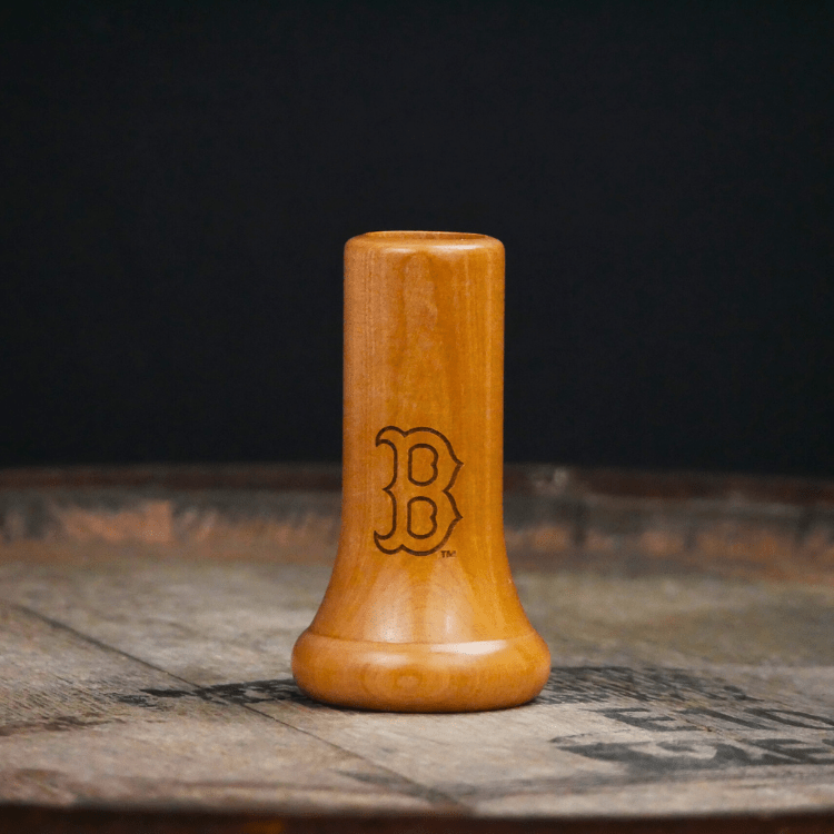 Dugout Mugs® MLB Teams - Knob Shot Glass Boston Red Sox "B" Knob Shot™ | Bat Handle Shot Glass