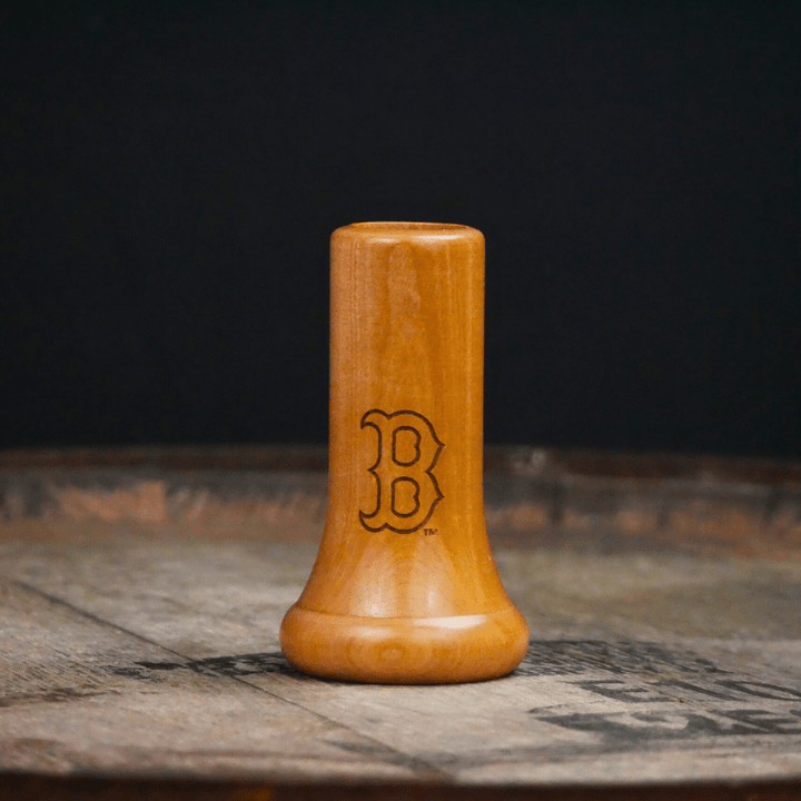Dugout Mugs® MLB Teams - Knob Shot Glass Boston Red Sox "B" Knob Shot™ | Bat Handle Shot Glass
