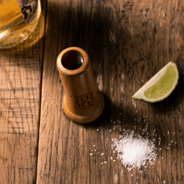 Dugout Mugs® MLB Teams - Knob Shot Glass Boston Red Sox "B" Knob Shot™ | Bat Handle Shot Glass