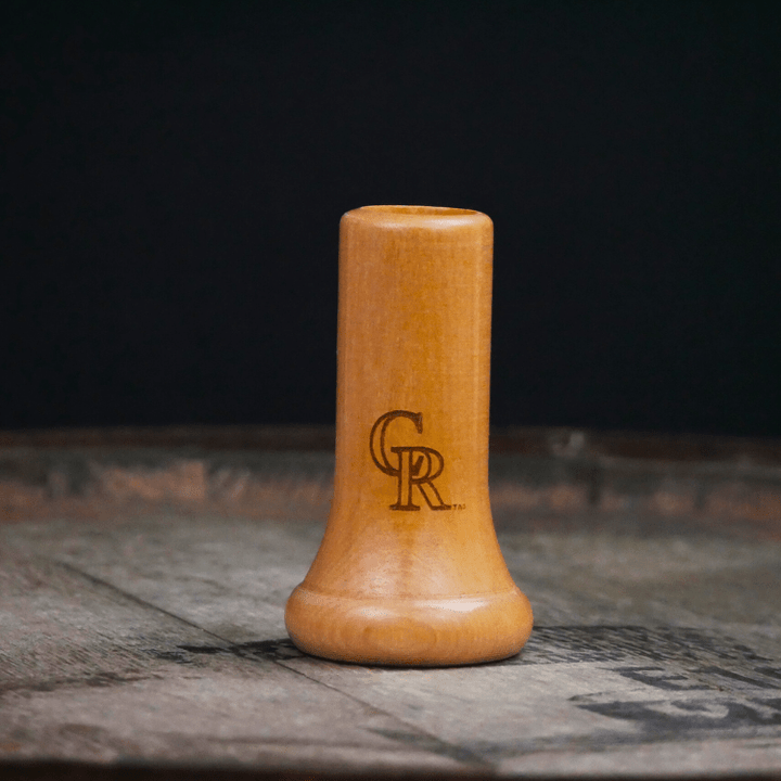 Dugout Mugs® MLB Teams - Knob Shot Glass Colorado Rockies "CR" Knob Shot™ | Bat Handle Shot Glass
