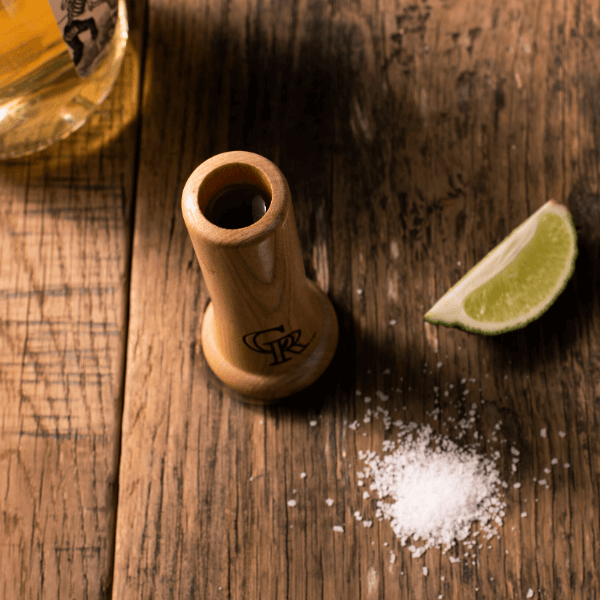 Dugout Mugs® MLB Teams - Knob Shot Glass Colorado Rockies "CR" Knob Shot™ | Bat Handle Shot Glass