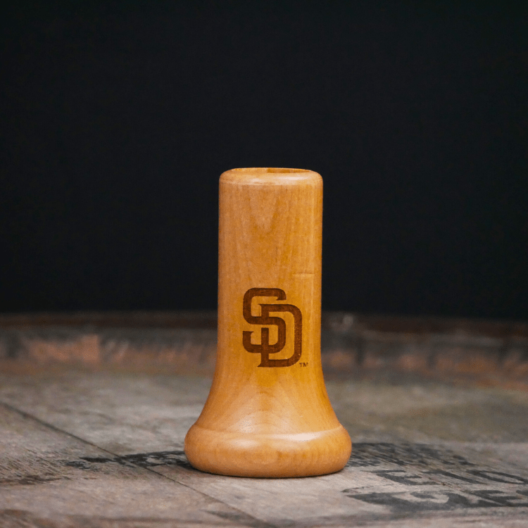 Dugout Mugs® MLB Teams - Knob Shot Glass San Diego Padres "SD" Knob Shot™ | Bat Handle Shot Glass