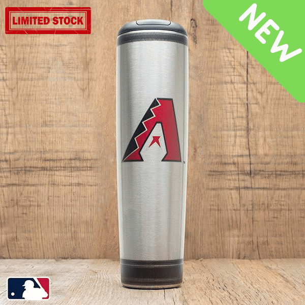Dugout Mugs® MLB Teams - Metal Dugout Mug Arizona Diamondbacks Metal Dugout Mug | Stainless Steel Baseball Bat Mug