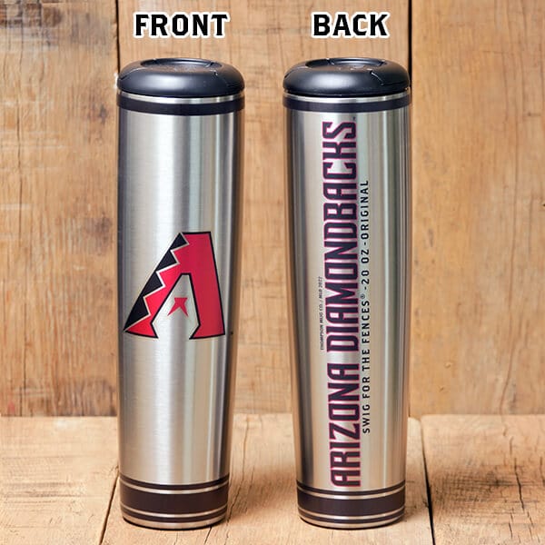 Dugout Mugs® MLB Teams - Metal Dugout Mug Arizona Diamondbacks Metal Dugout Mug | Stainless Steel Baseball Bat Mug