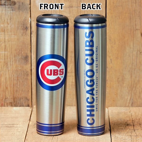 Dugout Mugs® MLB Teams - Metal Dugout Mug Chicago Cubs Metal Dugout Mug | Stainless Steel Baseball Bat Mug