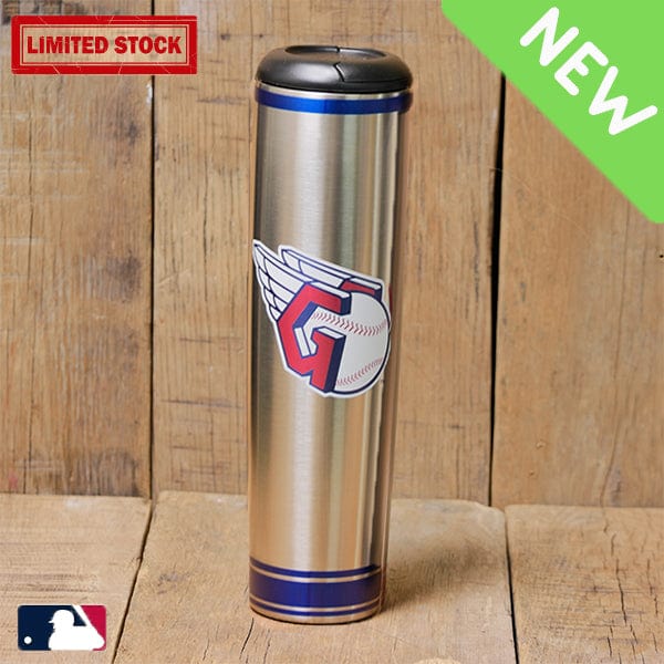 Dugout Mugs® MLB Teams - Metal Dugout Mug Cleveland Guardians Metal Dugout Mug | Stainless Steel Baseball Bat Mug