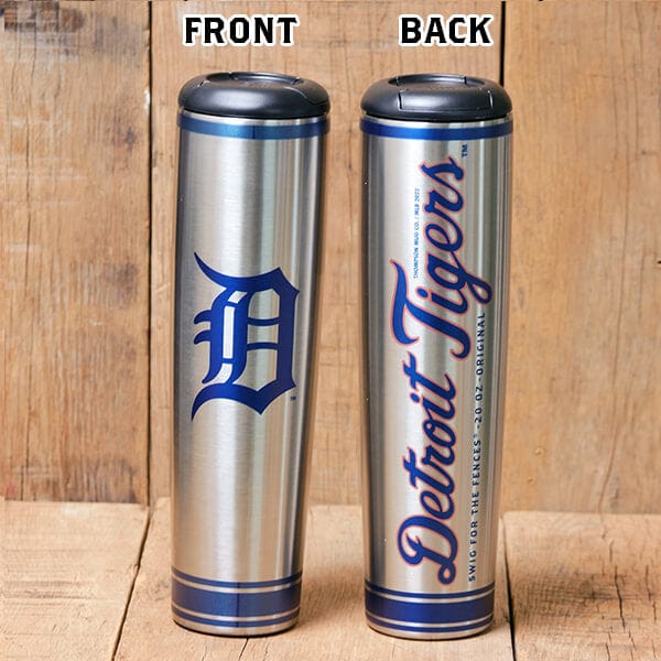 Dugout Mugs® MLB Teams - Metal Dugout Mug Detroit Tigers Metal Dugout Mug | Stainless Steel Baseball Bat Mug