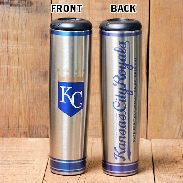 Dugout Mugs® MLB Teams - Metal Dugout Mug Kansas City Royals Metal Dugout Mug | Stainless Steel Baseball Bat Mug