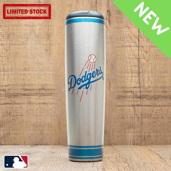 Dugout Mugs® MLB Teams - Metal Dugout Mug Los Angeles Dodgers Metal Dugout Mug | Stainless Steel Baseball Bat Mug