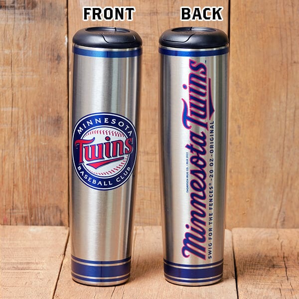 Dugout Mugs® MLB Teams - Metal Dugout Mug Minnesota Twins Metal Dugout Mug - Stainless Steel Baseball Bat Mug