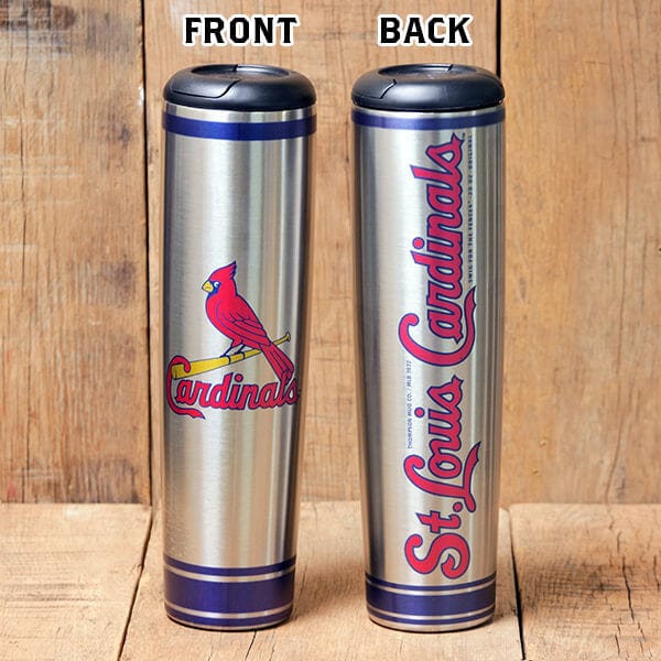 Dugout Mugs® MLB Teams - Metal Dugout Mug St. Louis Cardinals Metal Dugout Mug - Stainless Steel Baseball Bat Mug
