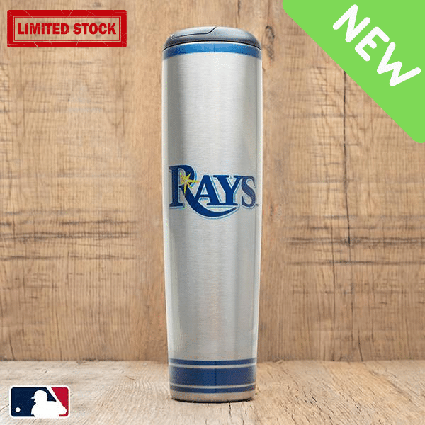 Dugout Mugs® MLB Teams - Metal Dugout Mug Tampa Bay Rays Metal Dugout Mug | Stainless Steel Baseball Bat Mug