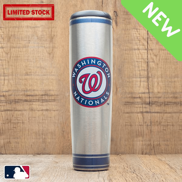 Dugout Mugs® MLB Teams - Metal Dugout Mug Washington Nationals Metal Dugout Mug | Stainless Steel Baseball Bat Mug